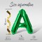 WORLDS GREATEST DAD 16" Inch Alphabet Letters Foil Mylar Balloon Father's Day Party Banner (Green)